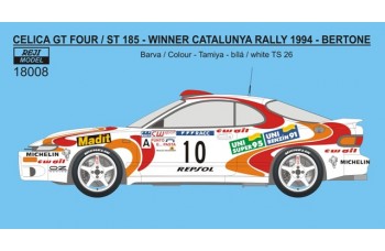 Decal – Toyota Celica ST 185 - Rally Catalunya 1994 – E.Bertone 1/18 - LIMITED 